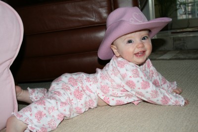Abby in her Cowgirl Hat